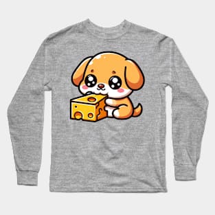 Cheese puppy Long Sleeve T-Shirt